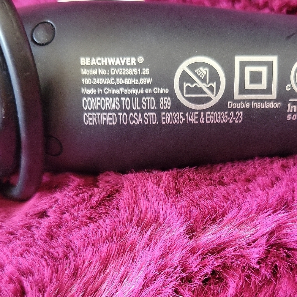 BEACHWAVER S1.25 Black Wave Iron - Professional Hair Tool - Picture 3 of 3